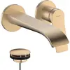 Image de hansgrohe Vivenis robinetterie de lavabo monocommande modèle encastré pour montage mural, portée 195mm, 75050140