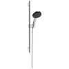 Image de hansgrohe Raindance Alive Select S Set de support de douche 125, 3-jet EcoSmart avec barre de douche Unica S PURO 65cm, 24602000