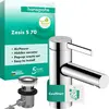 Image de robinet mélangeur pour lavabo Hansgrohe Zesis S, monocommande, avec technologie CoolStart, et bonde à coulisse en métal chromée