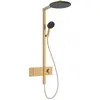 Image de Colonne de douche hansgrohe Raindance Alive S, modèle 300, avec une douchette 1 jet et la technologie ShowerSelect Comfort, finition bronze brossé