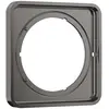 Image de AXOR ShowerSelect ID, rosace de prolongement softsquare, 5 mm, finition noir chrome poli