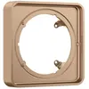 Image de AXOR ShowerSelect ID, rosace de prolongement softsquare, 22 mm, finition or brossé rouge