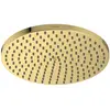 Image de Douche de tête Raindance de Hansgrohe, modèle 240, 1 jet PowderRain, technologie EcoSmart+, finition or poli