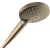 Image de Douche de tête Hansgrohe Raindance Select S, modèle 120, 3 jets, technologie PowderRain EcoSmart, finition bronze brossé
