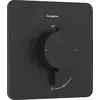 Image de robinet thermostatique encastré Hansgrohe Ecostat Comfort Q, pour une seule sortie, finition noir mat
