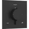 Image de hansgrohe Ecostat Comfort E Thermostat encastré pour 2 utilisateurs avec dispositif de protection intégré selon EN1717, noir mat