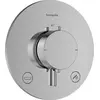 Image de hansgrohe Ecostat Comfort S Thermostat encastré pour 2 consommateurs avec combinaison de sécurité intégrée, 33718000