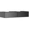 Image de hansgrohe Xevolos E meuble sous lavabo, 2 tiroirs, 1 découpe au centre, 1370x550x275mm, pour console avec vasque à poser, 54318770