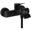 Image de robinet de baignoire monocommande hansgrohe Vivenis, modèle mural, finition noir mat