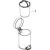 Image de Hansgrohe 41775340 Addstoris Poubelle À Pédale Bbc