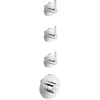 Image de Module thermostat AXOR One, encastrable, pour 3 points de consommation, avec levier, finition chrome