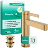 Image de hansgrohe Finoris robinetterie de lavabo monocommande 110 CoolStart avec vidage Push-Open, portée 139mm, 76024140