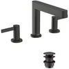Image de hansgrohe Finoris robinetterie de lavabo 3 trous 110 avec vidage Push-Open, portée 169mm, 76033340