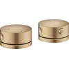 Image de AXOR One 2-Loch Wannenrandarmatur mit Thermostat, Brushed Bronze