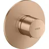 Image de AXOR One, thermostat encastré, finition or brossé rouge