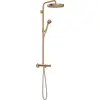 Image de AXOR One Showerpipe avec thermostat et pomme de tête 280 1jet EcoSmart, bronze brossé