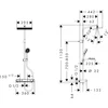 Image de Hansgrohe 28648000 Showerpipe Activera Q 290/180 1 Jet