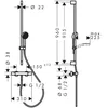 Image de Hansgrohe 28086000 Activera Select S Système De Douche Mural