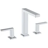 Image de Hansgrohe Tecturis E - Mitigeur Lavabo Avec Bonde Push-open, Installation 3 Trous, Ecosmart+, Chrome Noir Brossé 73030340