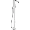 Image de Hansgrohe Tecturis S - Mitigeur De Baignoire Pour Montage Au Sol, Chrome Noir Brossé 73440340