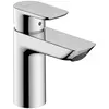 Image de hansgrohe Neovis Q Mitigeur monocommandé pour lavabo 100 CoolStart, avec vidage Push-Open en métal, chrome, 71357000