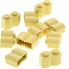 Image de 10x Lego brique de construction modifiée 1x2x1 beige palissade bloc bois profil 30136