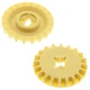 Image de 2x Lego Technic Roue dentée 20Z beige 20 dents Roue type1 31313 4514557 32198