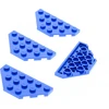Image de 4x Lego Cale plaque de construction 3x6 bleu aile trapèze Star Wars 75095 10131 43127 2419