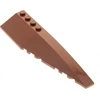 Image de 1x Lego brique de cale 12x3x1 rouge marron droite toit incliné 7752 7654 7260 42060