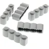 Image de 5x Lego brique de construction modifiée 1x4x1 nouveau-gris clair palissade bloc de bois 30137