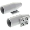 Image de 2x Lego Propulseur Boîtier nouveau-gris clair Plaque 2x2 Turbine Buse 4868b
