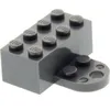 Image de 1x Lego Figurine Stand Aimant 2x4 nouveau-gris foncé pour mini figurines 74188c01