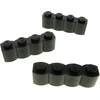 Image de 3x Lego brique de construction modifiée 1x4x1 noir palissade bloc bois profil 30137