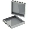 Image de 2x Lego Panels 1x6x5 neu-hell grey Mauer Wand 4527174 59350 35286 59349