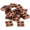 Image de 15x Lego brique de construction 2x2 plaque rouge marron Star Wars Set 21125 75192 3022