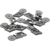 Image de 10x Lego Figurines Outils Cercle Scie Feuille nouveau-gris foncé 4211080 30194