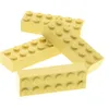 Image de 4x Lego Bau Stein 2x6x1 beige Basic Steine 79003 4143256 44237 2456