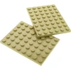Image de 2x Lego Bau Platte 6x8 beige Basic Star Wars 75290 41119 41135 6070501 3036