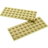 Image de 2x Lego plaque de construction 4x10 beige plaque de base Star Wars 41135 4609328 3030
