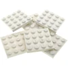 Image de 6x Lego panneau de construction 4x4 blanc carré de base Star Wars 6399 8037 41066 4243812 3031