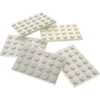 Image de 5x Lego plaque de construction 4x6 blanc plaque de base Star Wars 6399 6958 303201 3032