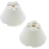 Image de 2x Lego brique conique 4x4x2 blanc avec trou d'axe cylindre Discovery Set 10213 3943b