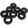 Image de 8x Lego Technic Roue Pneu solo 30.4x14 noir roues 3039126 30391