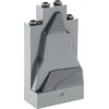 Image de 1x Lego Felsen Panele 2x4x6 neu-dunkel grau Stein 33458 54782 57512 47847