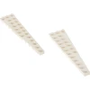Image de 2x Lego ailes plaques crème blanc 12x3 droite gauche plaque set 7259 8088 47398