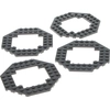 Image de 4x Lego panneau de construction octogone 10x10 nouveau-gris foncé octogone 4296512 29159 6063