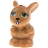 Image de 1x Lego animal lapin Friends marron clair nougat lapin langue rose 6210824 34050pb01