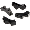 Image de 4x Lego pierre d'arc 1x3x2 noir arc pont château porte 4581280 88292