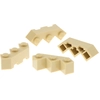 Image de 4x Lego brique de construction modifiée 3x3x1 beige trois coins facettes 4598467 2462