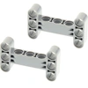 Image de 2x Lego Technic connecteur 3x5 nouveau-gris clair forme H Star Wars 70922 6055519 14720